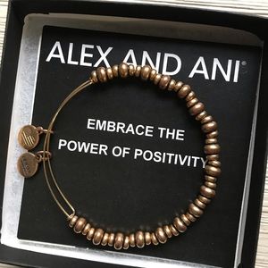 Gold Alex and Ani bracelets